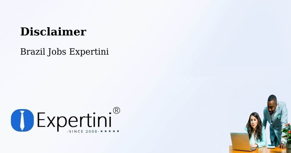 Disclaimer – Neópolis - Brazil Jobs Expertini